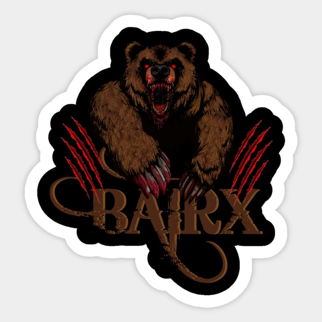 Bairx Logo Sticker by Bairx